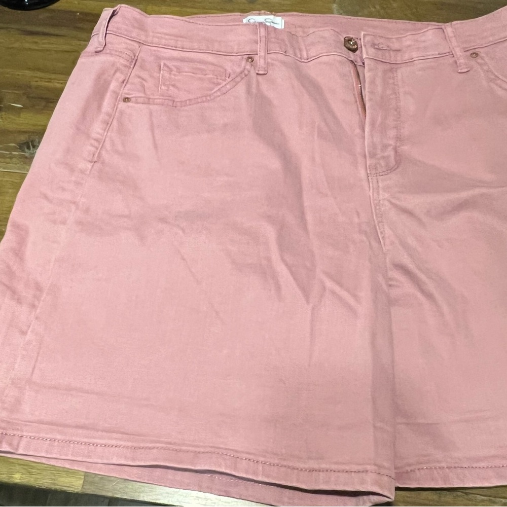 Pink Denim shorts